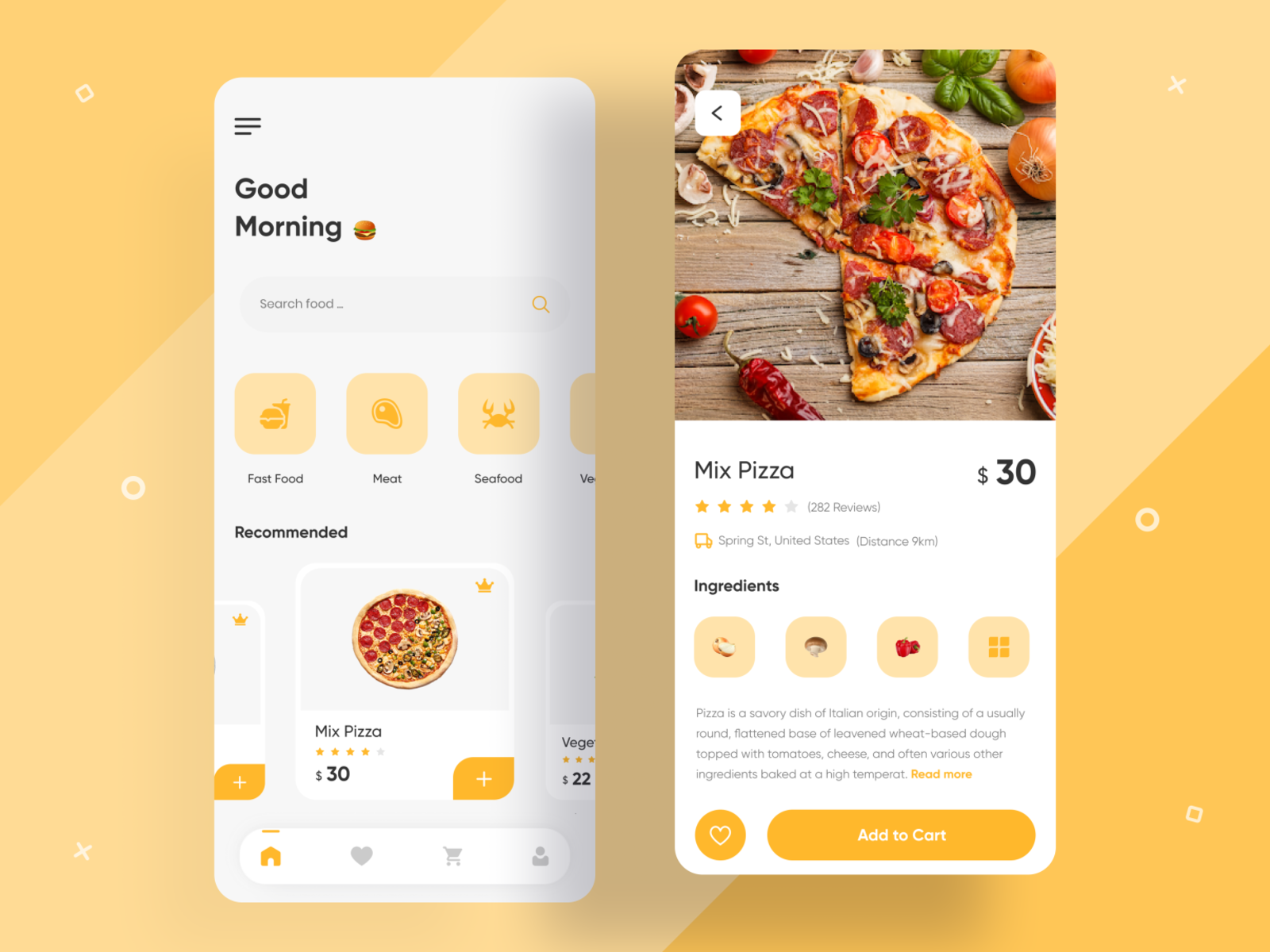 Food Delivery App by Andri. on Dribbble