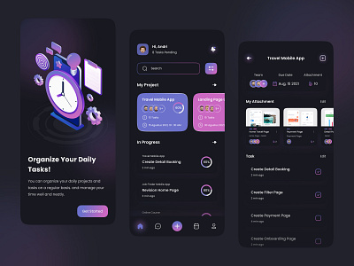 Task Management App app design app task design design app mobile mobile design project project app project management project management app task task app task management task management app ui uidesign uiux uiuxdesign