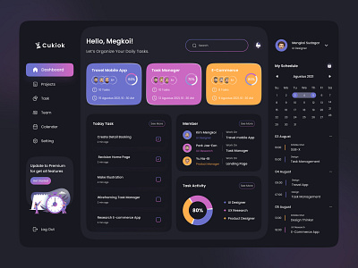 Task Management Dashboard Design ⏳ dashboard dashboard design design design dashboard design project management design task design task management project management task task management task manager ui uidesign uiux uiuxdesign web