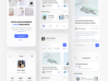 Browse thousands of News App images for design inspiration | Dribbble