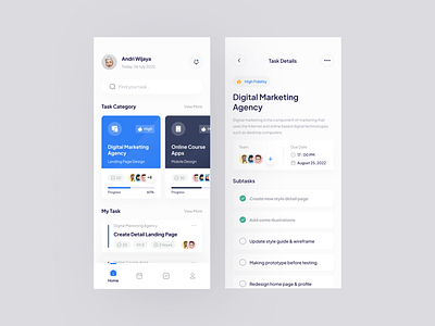 Task Management App by Andri. for Pickolab Studio on Dribbble