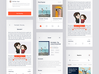 Read.io - Mobile Book Reading App app book design e book e book app illustration mobile mobile design read read book read book design reader reading reading app reading book reading book design ui uidesign uiux uiuxdesign