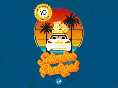 'Setembro Puntogal' IV - Social Media Campaign design galicia illustration illustrator instagram puntogal social media campaign summer vector web domain
