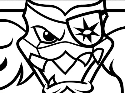 Monstar custom el toro illustration monstar silverhawks sticker vector