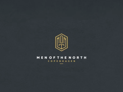 MEN OF THE NORTH branding design illustration logo