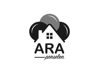 Ara Porselen branding graphic design logo minimalist porcelain