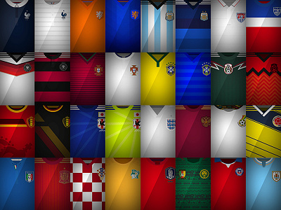 World Cup Shirts Brazil 2014 brazil2014 design flat football illustration world cup