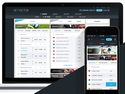 Responsive In Play gambing live sports sportsbook