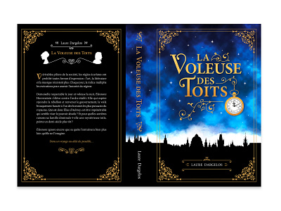 Book cover - La Voleuse des Toits book book cover cover design illustration