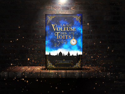 Book cover - La Voleuse des Toits book book cover cover design illustration