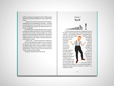 Book design - Prospérine Virgule-Point book book design design graphic design illustration layout typography