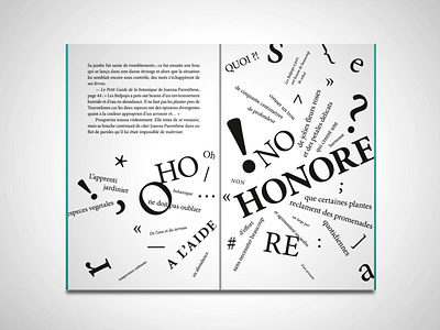 Book design - Prospérine Virgule-Point book book design design graphic design illustration layout typography