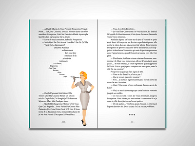 Book design - Prospérine Virgule-Point book book design design graphic design illustration layout typography