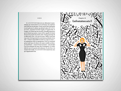 Book design - Prospérine Virgule-Point book book design design graphic design illustration layout typography