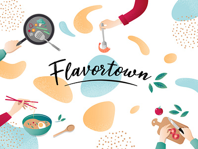 Illustrations - Flavortown cooking food illustration illustrator