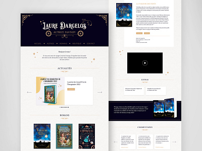 Author Website author books design graphic design ui ui design webdesign website website design
