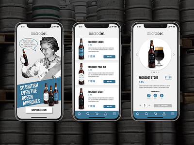 Ecommerce Mobile App - Microdot Brewery