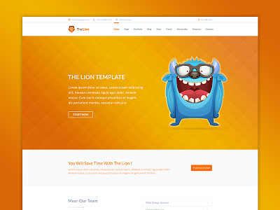 The Lion - Multi-Purpose PSD Template