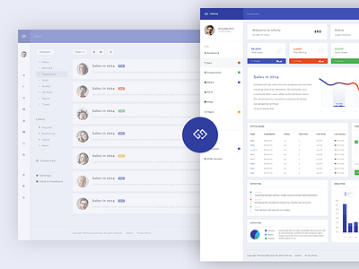 Infinity - Web Application Kit admin admin theme app bootstrap dashboard laborator less premium admin smarty template web application