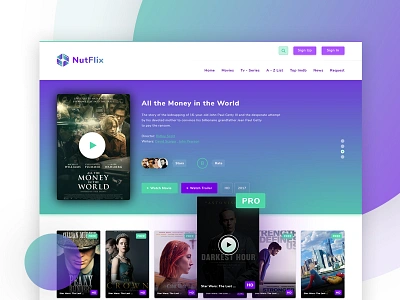 NutFlix - Tv Series - Movies CMS admin learning platform nutflix php video script video video cms video membership video script video subscription platform video website videos