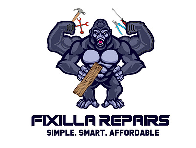 Fixilla Repairs advertising branding design graphicdesign logo logo design