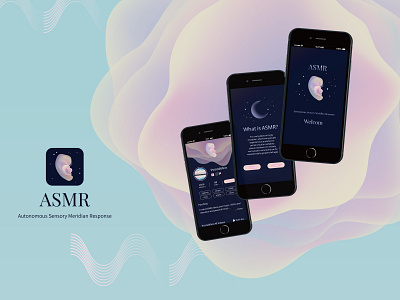 Asmr APP Design   ''UI/UX Personalized APP''