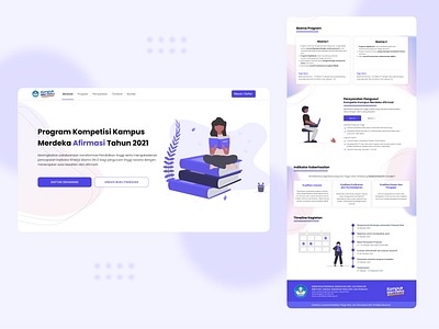 Competition Program - Landing Page landing page ux web