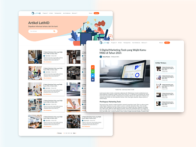 Re-design Article article design ux web