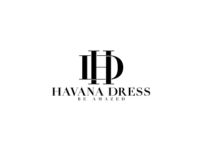 Havana Dress app black brand clothes commerce design dress hd icon logo monogram store white