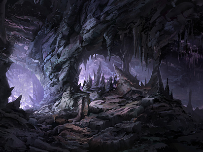 Stalagmite Cave cave cavern environment landscape rocks scenery stalagmite subterranean