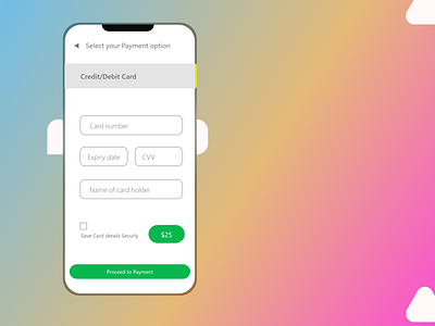 Credit/Debit Payment UI