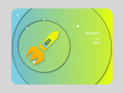 DailyUI Day8 "404"