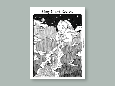 Grey Ghost Review - Literary & Arts Magazine design layout magazine design print design typography
