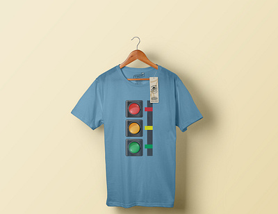 Road Light T-Shirt Design t shirt t shirt illustration