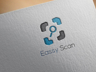 Eassy Scan Logo branding design flat illustration illustrator lettering logo logodesign minimal typography ux