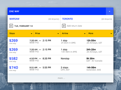 ✈ Flights Tickets Search