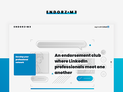 Endorz ● me. Front Page Templates. developing endorsements interface service side project ui website