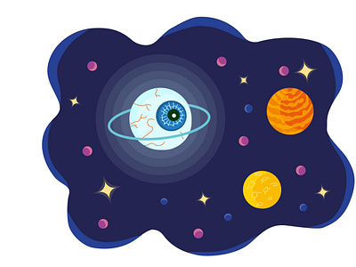 Space vector illustration