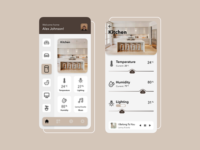 Smart Home design smarthome ui ux web