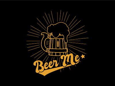 Beer me for craft beers lovers alcohol ale badge beer beer art brewing craft beer craftbeer drink hops india pale ale ipa lager stout t shirt design