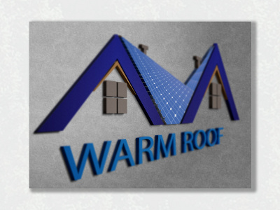 Logo Warm Roof banner icon logo logo design logodesign logos logotype vector