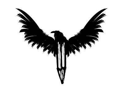 Black Raven and Pencil Hybrid black raven crown design handdrawn illustration logo pencil pink raven raven tattoo stock tattoo vector
