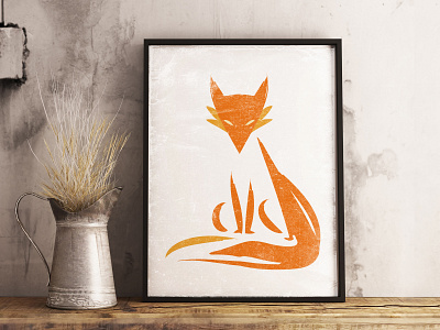 Red Fox. animal branding design fox fox illustration fox logo red red fox stock vector vector fox wild