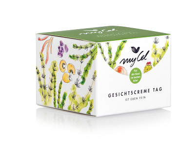 myCel Verpackungsdesign logo packaging design