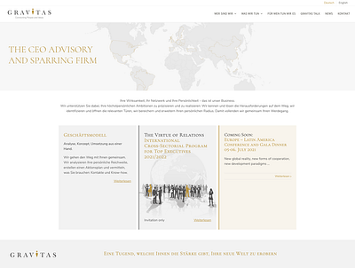 Gravitas Webdesign corporate design logodesign