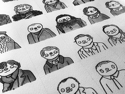 Fictional Character Sloths game harry of office painting potter sherlock sloth the thrones watercolour