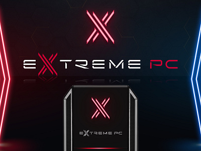 Extreme PC logo redesign brand brandbook branding computers design extreme identity it logo pc tuning visual identity