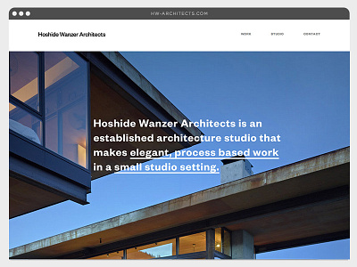 Hoshide Wanzer Architects architecture