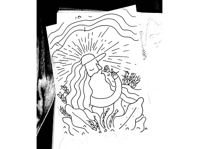 Respect for relaxation be your own drum circle line drawing zine