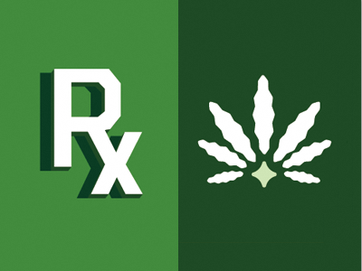 Rx icon prescription weed